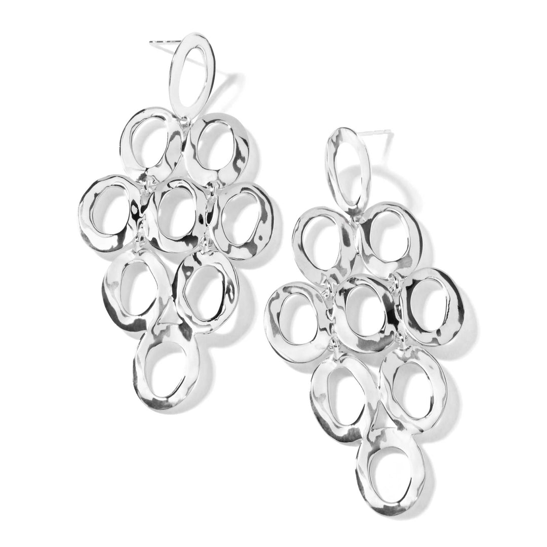 Sterling Silver Classico Open Cascade Earrings