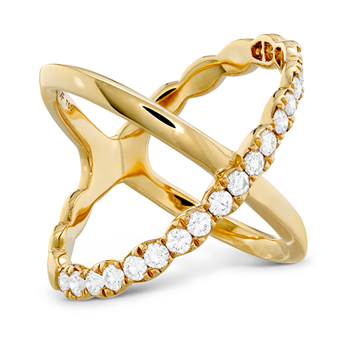 Lorelei Criss Cross Ring .60ctw