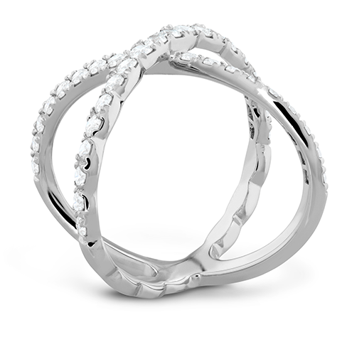 Lorelei Diamond Criss Cross Ring 1.0ctw