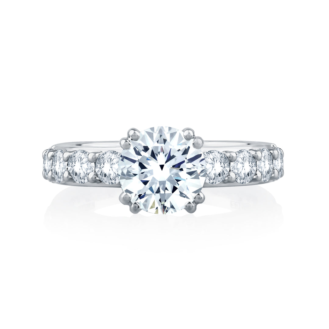 Timeless Classic Shared Prong Engagement Ring