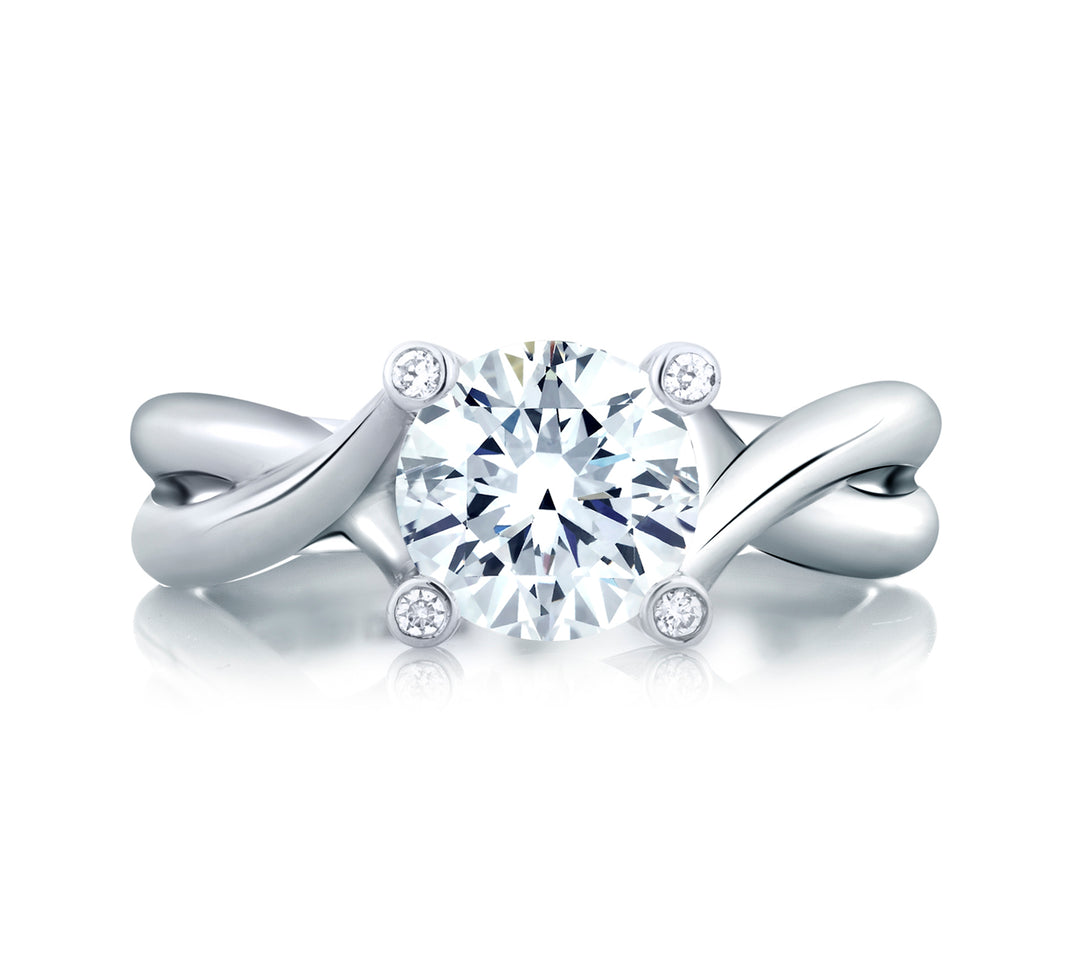 Urban Vine Signature Bubble Solitaire Engagement Ring