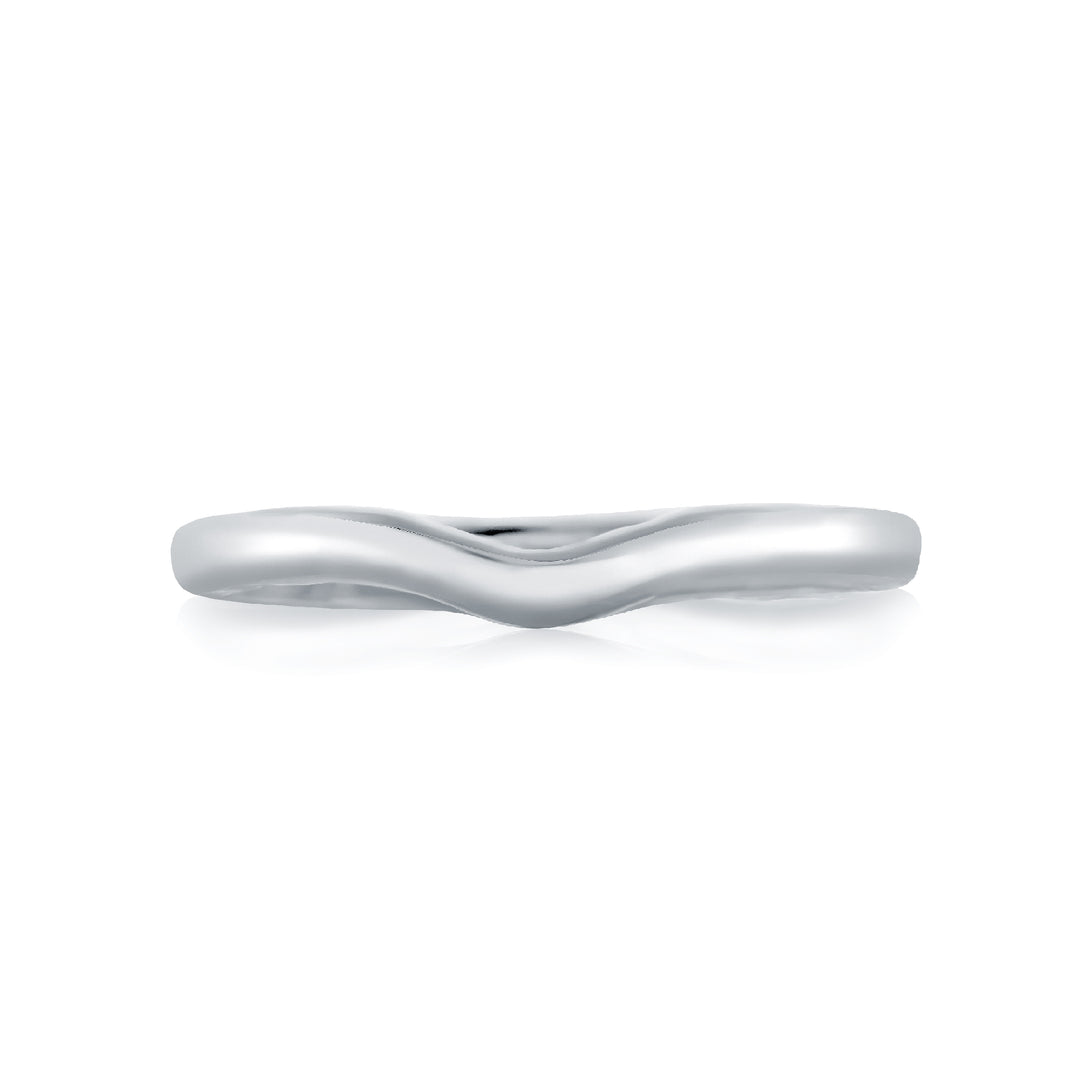 Plain Contour Wedding Band