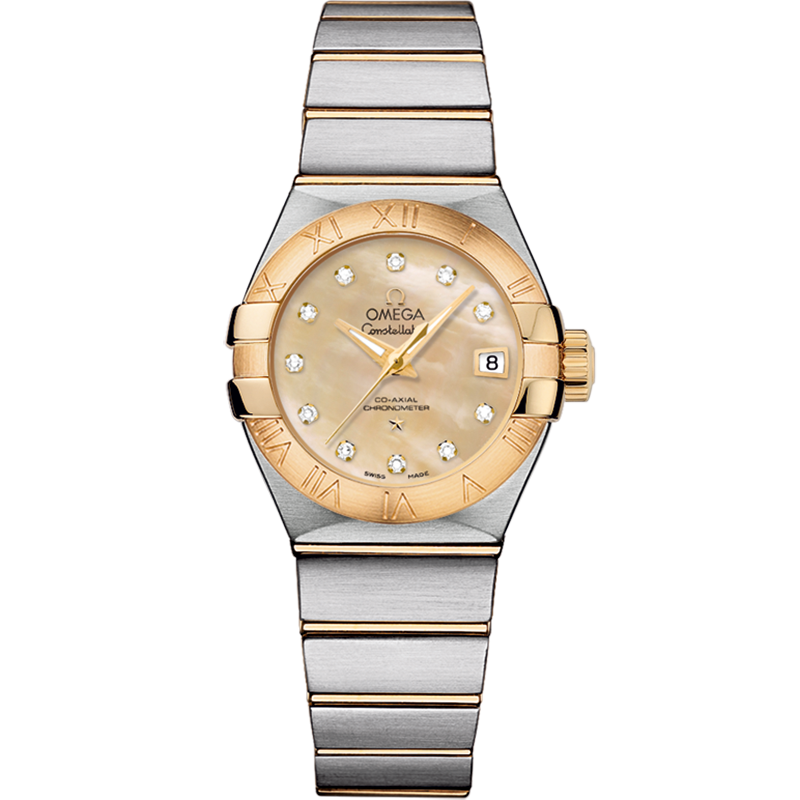 Omega Constellation 27 mm, steel - yellow gold on steel - yellow gold