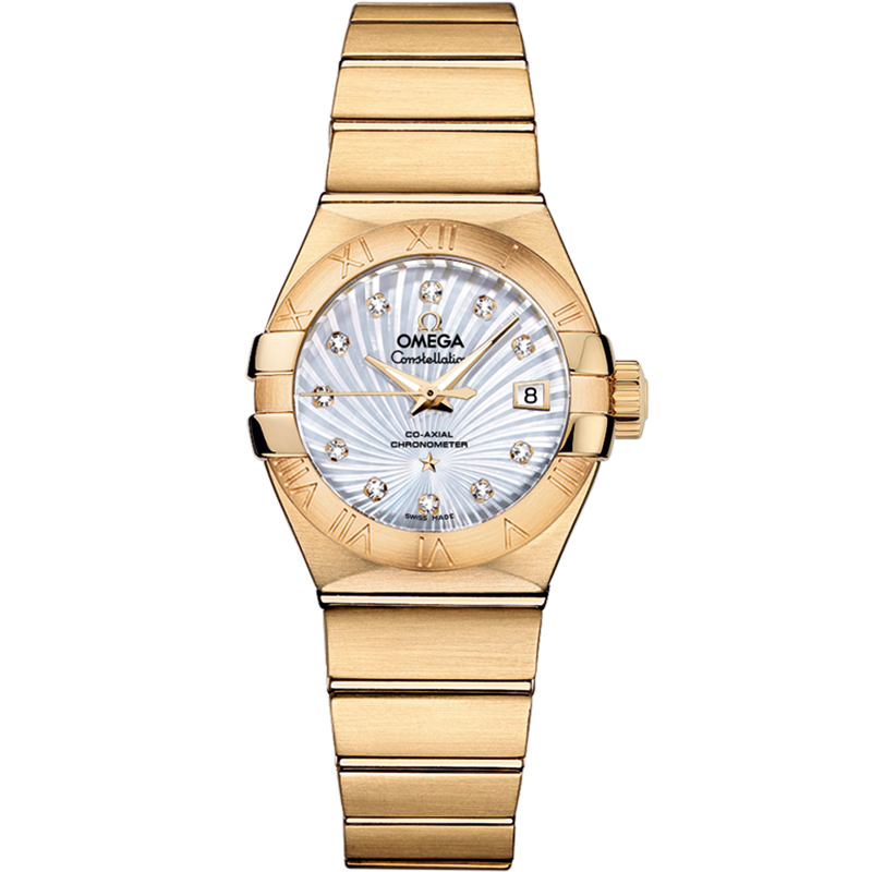 Omega Constellation 27 mm, yellow gold on yellow gold