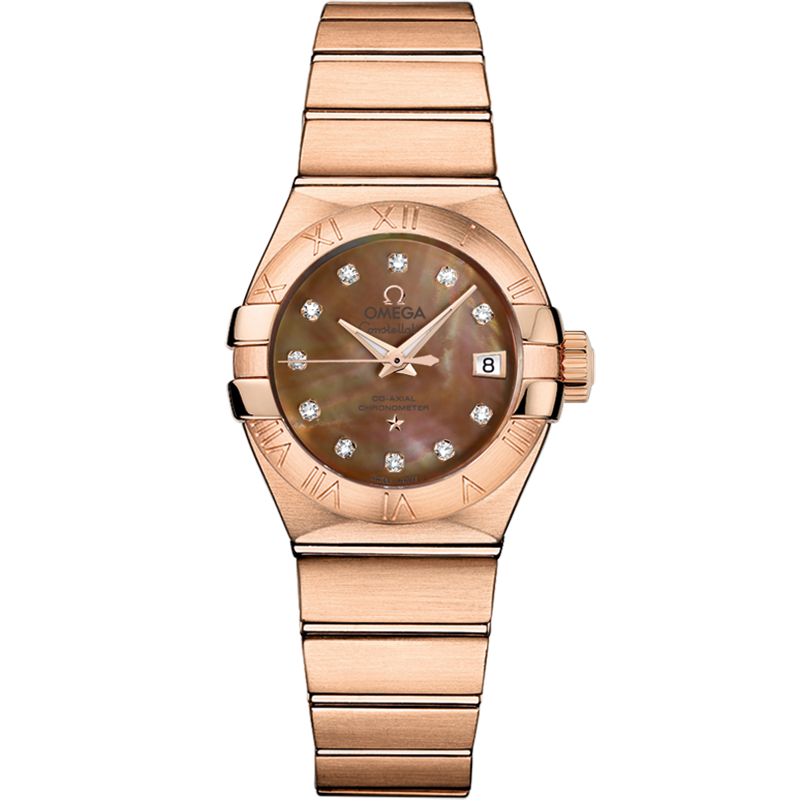 Omega Constellation 27 mm, red gold on red gold