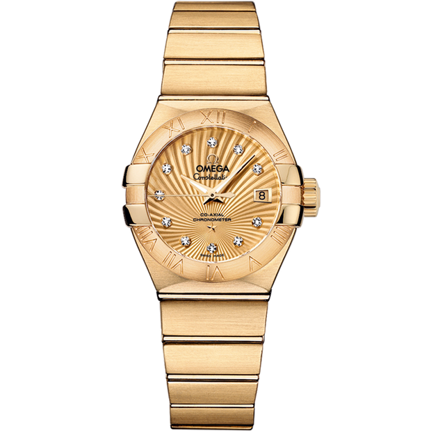 Omega Constellation 27 mm, yellow gold on yellow gold