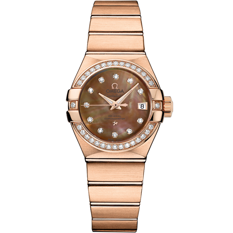 Omega Constellation 27 mm, red gold on red gold