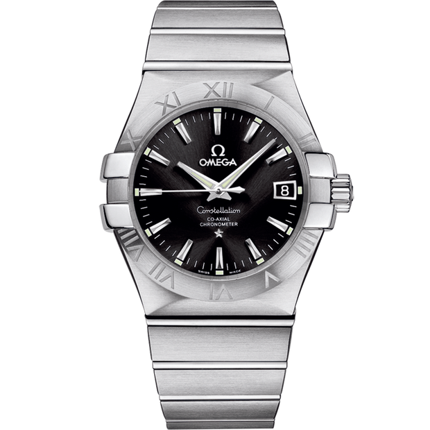 Omega Constellation 35 mm, steel on steel