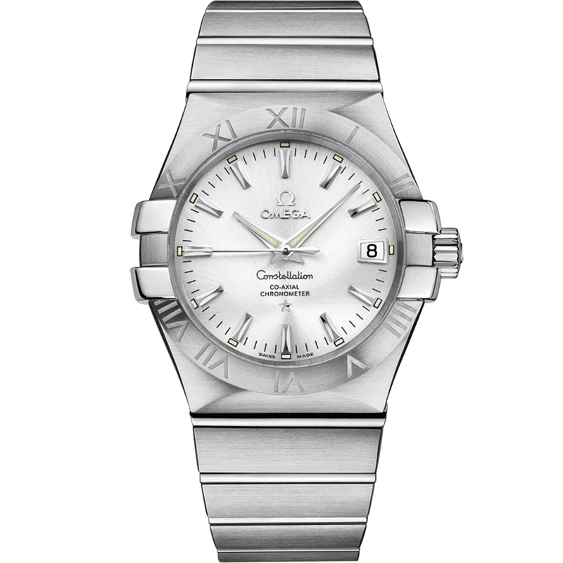 Omega Constellation 35 mm, steel on steel