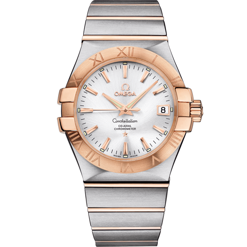 Omega Constellation 35 mm, steel - red gold on steel - red gold