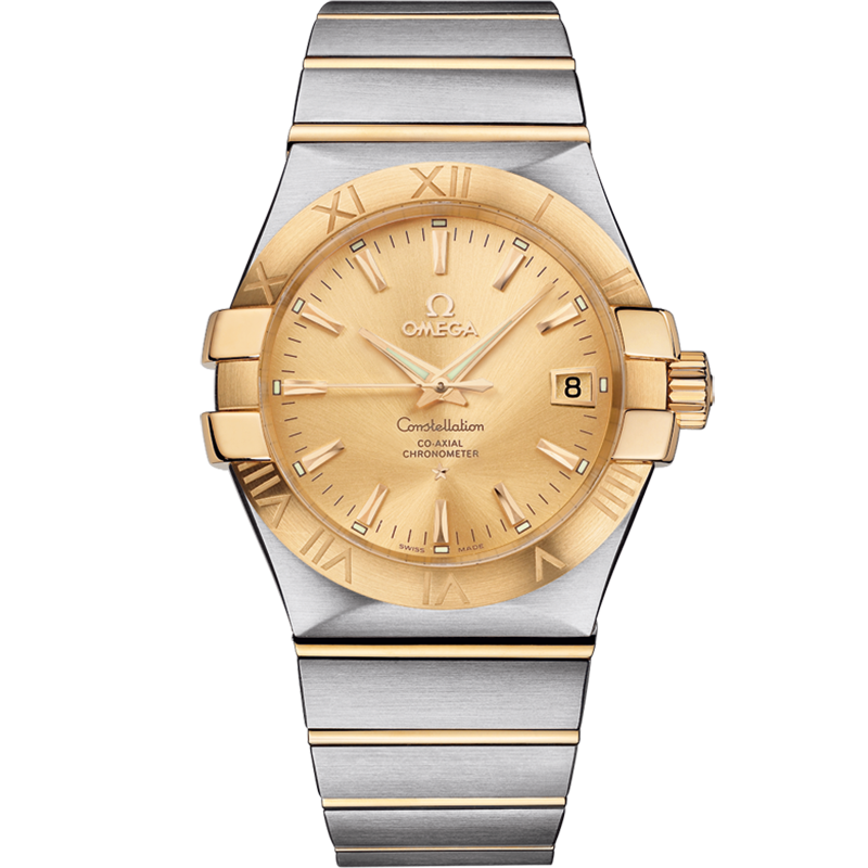 Omega Constellation 35 mm, steel - yellow gold on steel - yellow gold