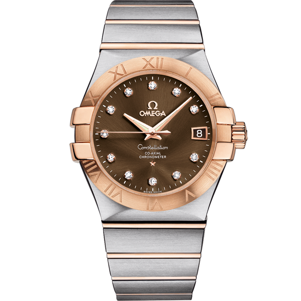 Omega Constellation 35 mm, steel - red gold on steel - red gold