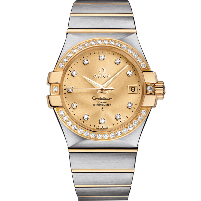 Omega Constellation 35 mm, steel - yellow gold on steel - yellow gold