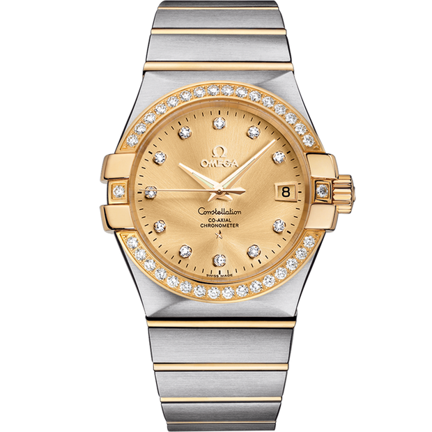 Omega Constellation 35 mm, steel - yellow gold on steel - yellow gold