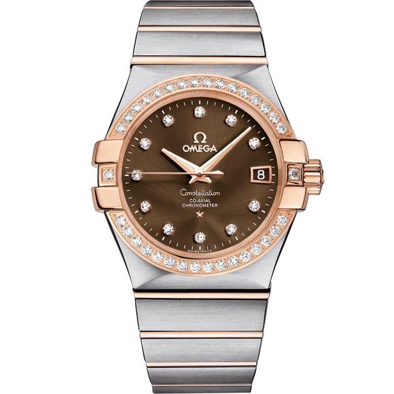 Omega Constellation 35 mm, steel - red gold on steel - red gold