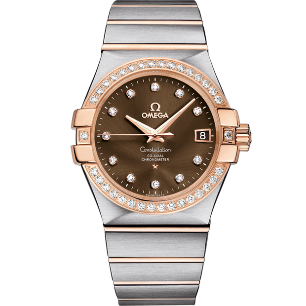 Omega Constellation 35 mm, steel - red gold on steel - red gold