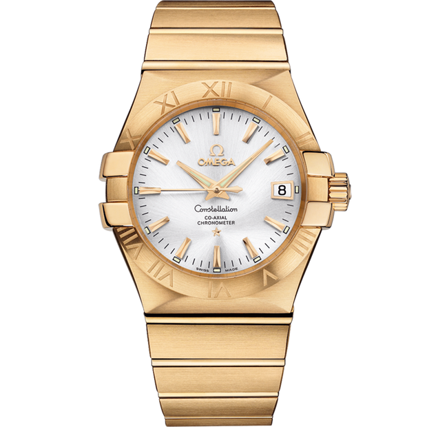 Omega Constellation 35 mm, yellow gold on yellow gold