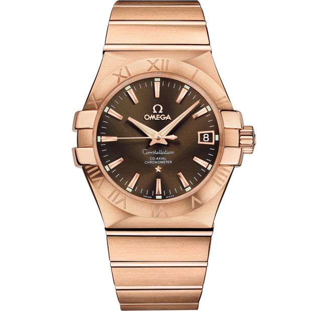 Omega Constellation 35 mm, red gold on red gold