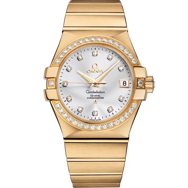 Omega Constellation 35 mm, yellow gold on yellow gold