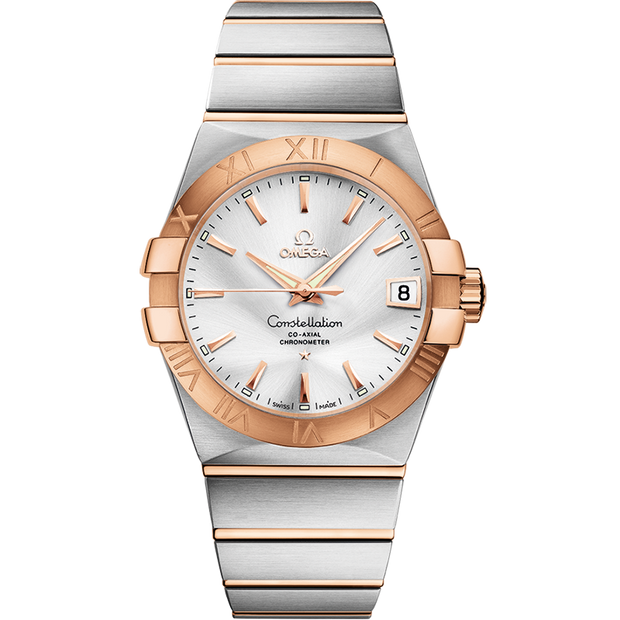 Omega Constellation 38 mm, steel - red gold on steel - red gold