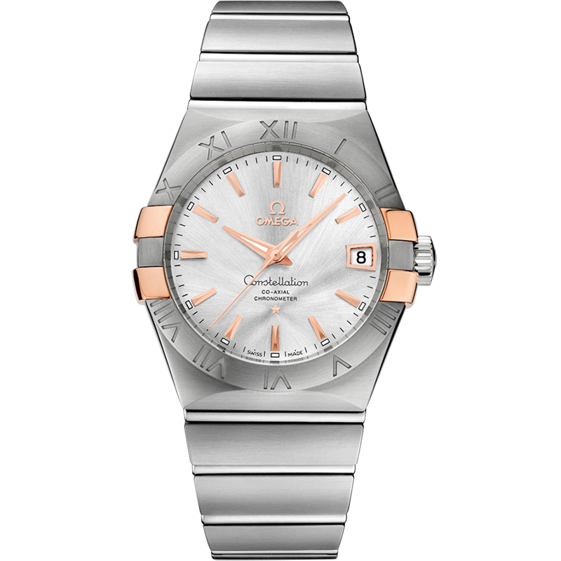 Omega Constellation 38 mm, steel - red gold on steel