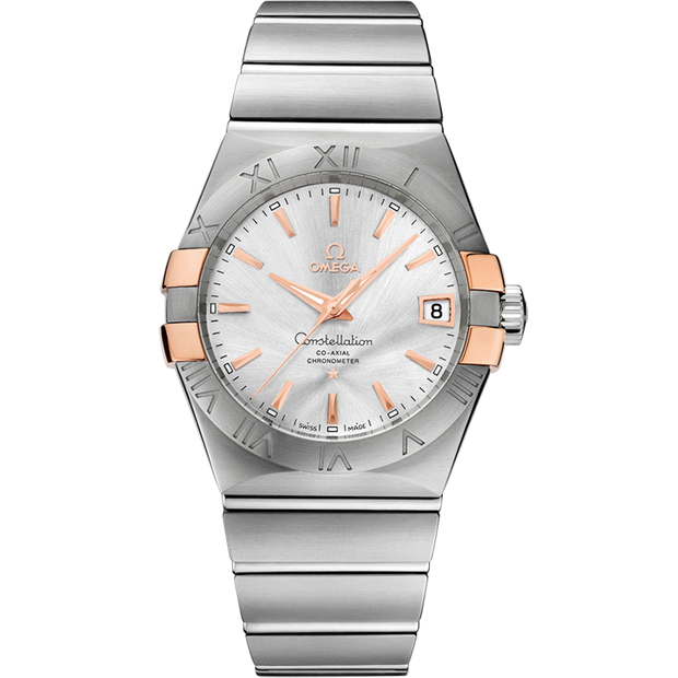 Omega Constellation 38 mm, steel - red gold on steel