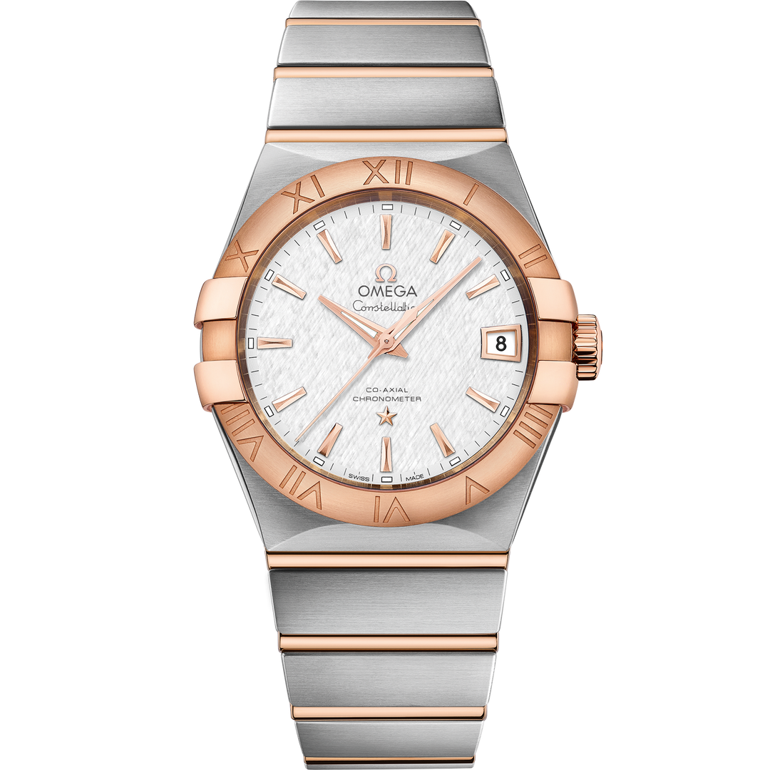 Omega Constellation 38 mm, steel - red gold on steel - red gold