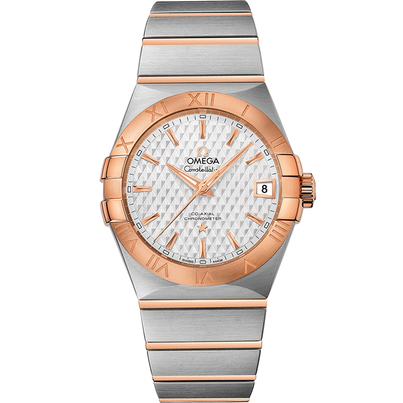 Omega Constellation 38 mm, steel - red gold on steel - red gold