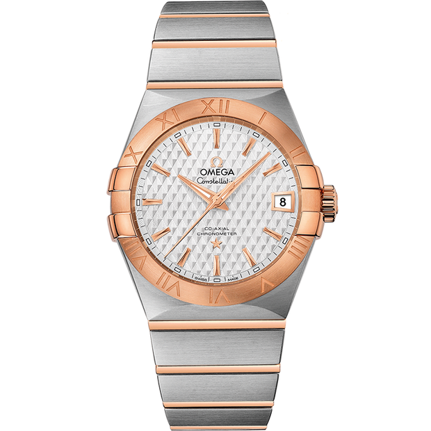 Omega Constellation 38 mm, steel - red gold on steel - red gold