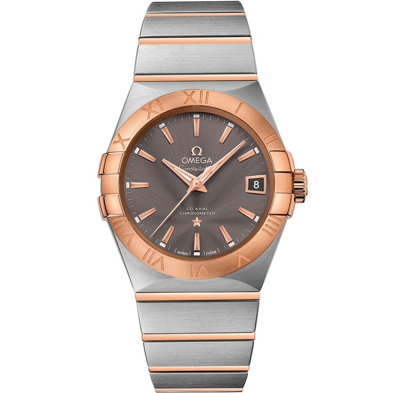 Omega Constellation 38 mm, steel - red gold on steel - red gold