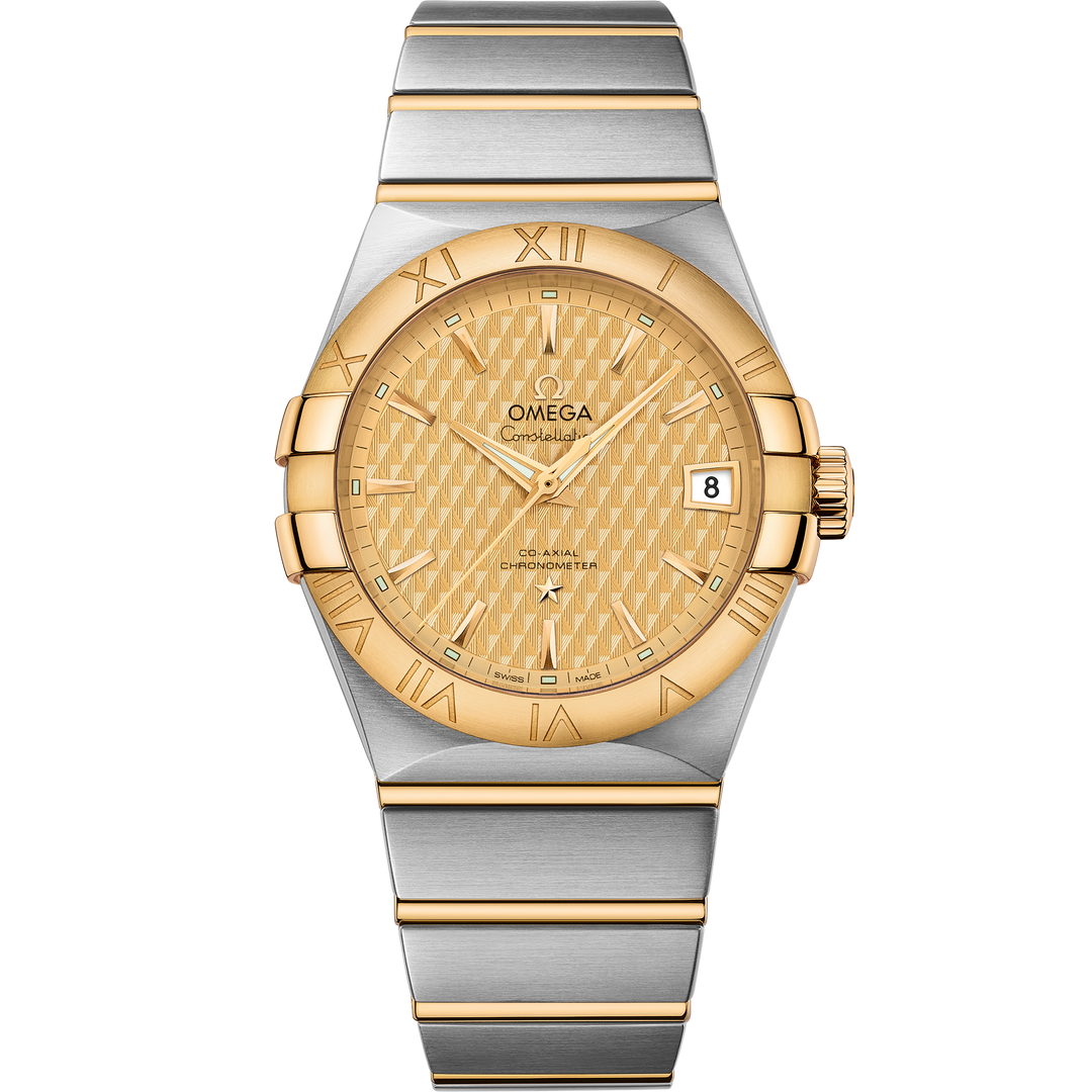 Omega Constellation 38 mm, steel - yellow gold on steel - yellow gold