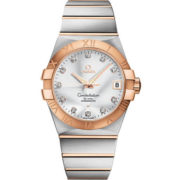 Omega Constellation 38 mm, steel - red gold on steel - red gold