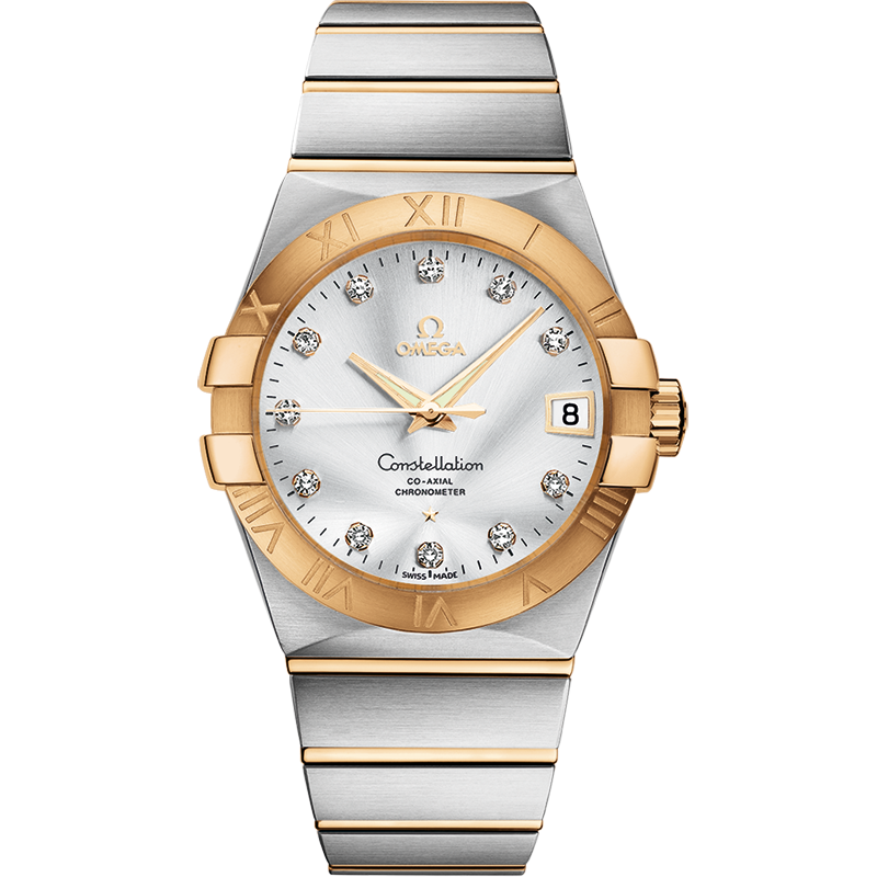 Omega Constellation 38 mm, steel - yellow gold on steel - yellow gold