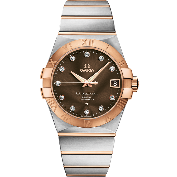 Omega Constellation 38 mm, steel - red gold on steel - red gold