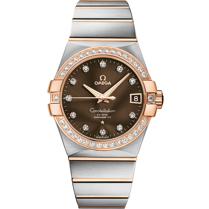 Omega Constellation 38 mm, steel - red gold on steel - red gold