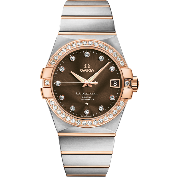 Omega Constellation 38 mm, steel - red gold on steel - red gold