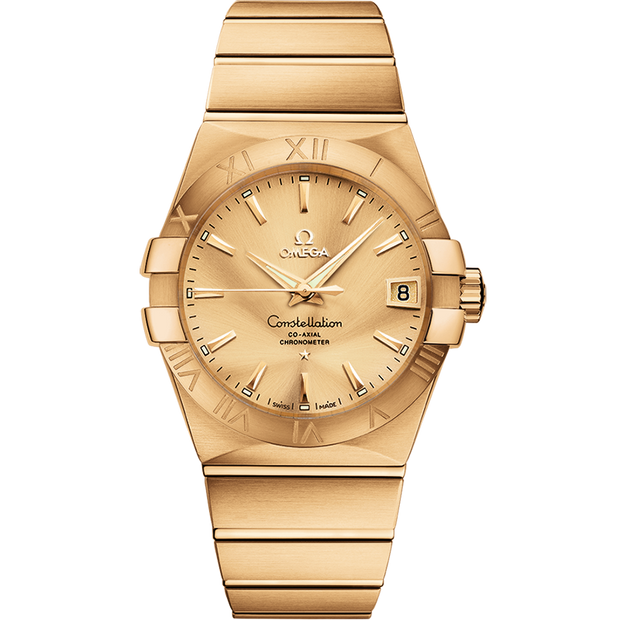 Omega Constellation 38 mm, yellow gold on yellow gold