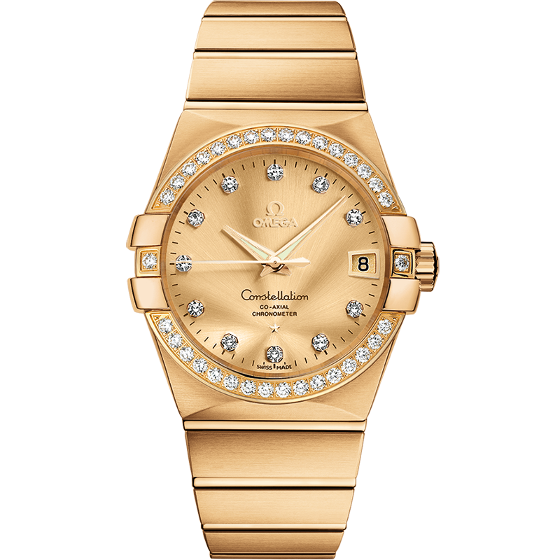 Omega Constellation 38 mm, yellow gold on yellow gold