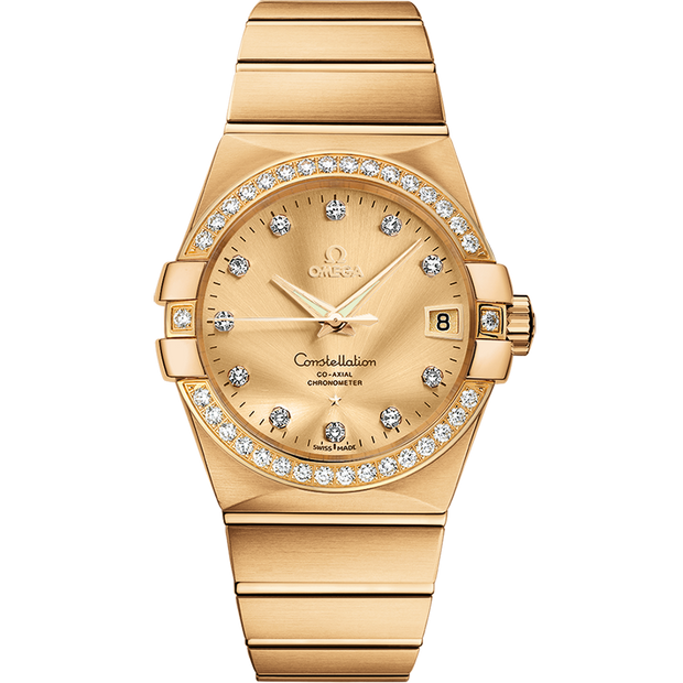 Omega Constellation 38 mm, yellow gold on yellow gold