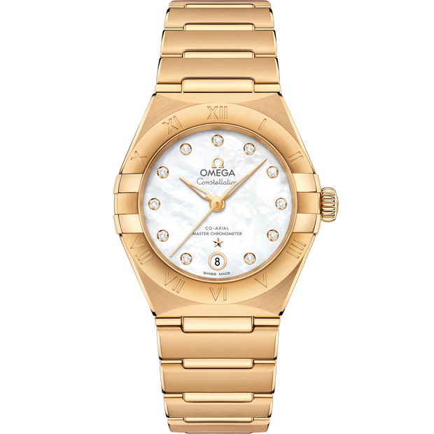 Omega Constellation 29 mm, yellow gold on yellow gold