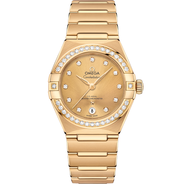 Omega Constellation 29 mm, yellow gold on yellow gold