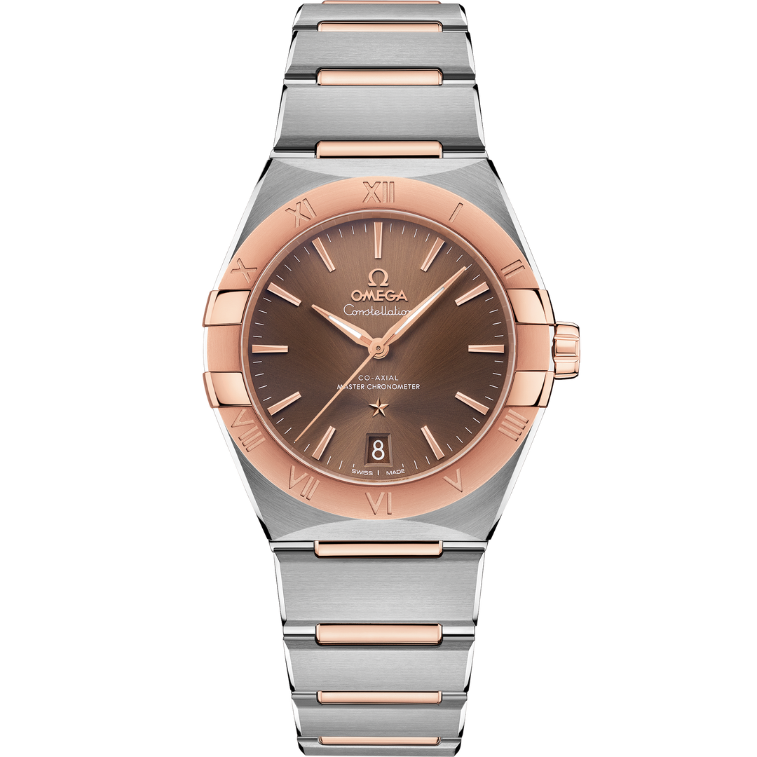 Omega Constellation 36 mm, steel - Sedna™ gold on steel - Sedna™ gold