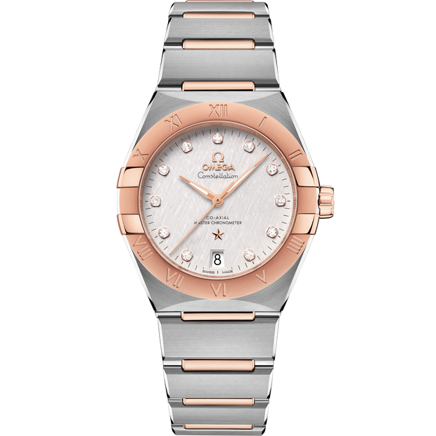 Omega Constellation 36 mm, steel - Sedna™ gold on steel - Sedna™ gold