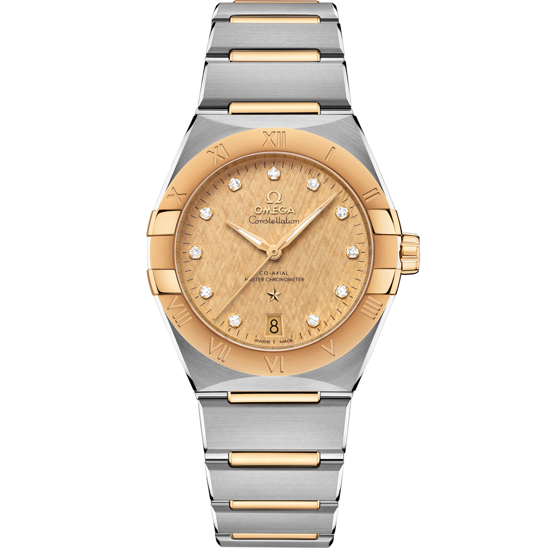 Omega Constellation 36 mm, steel - yellow gold on steel - yellow gold