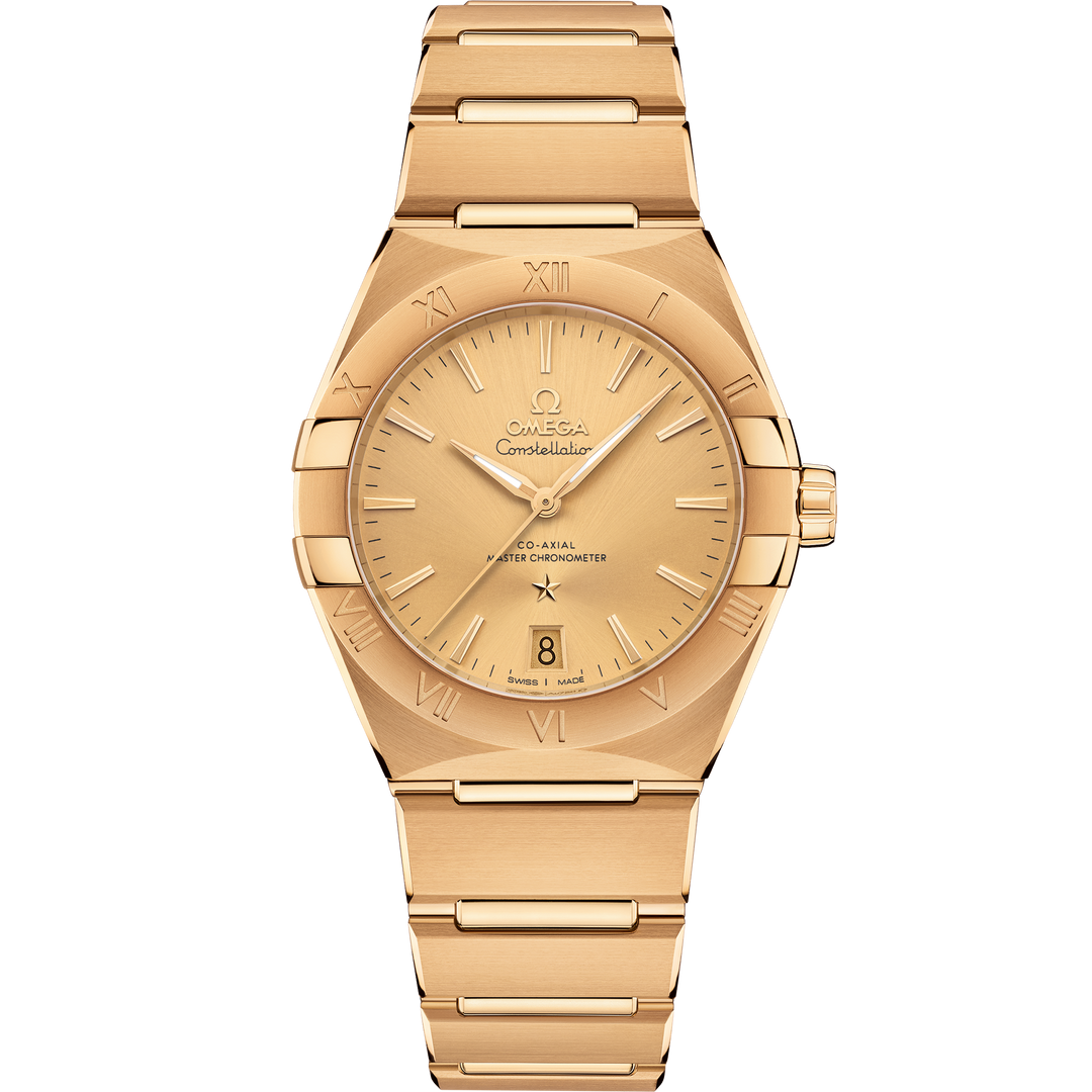 Omega Constellation 36 mm, yellow gold on yellow gold