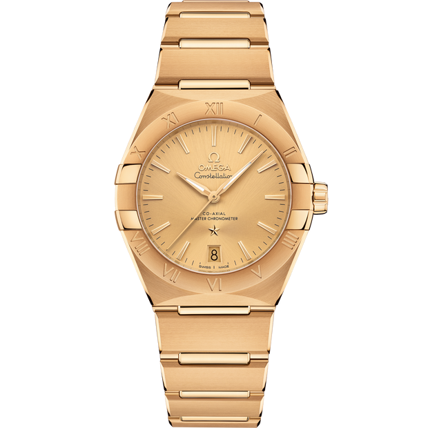 Omega Constellation 36 mm, yellow gold on yellow gold