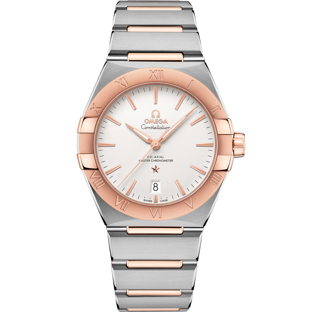 Omega Constellation 39 mm, steel - Sedna™ gold on steel - Sedna™ gold