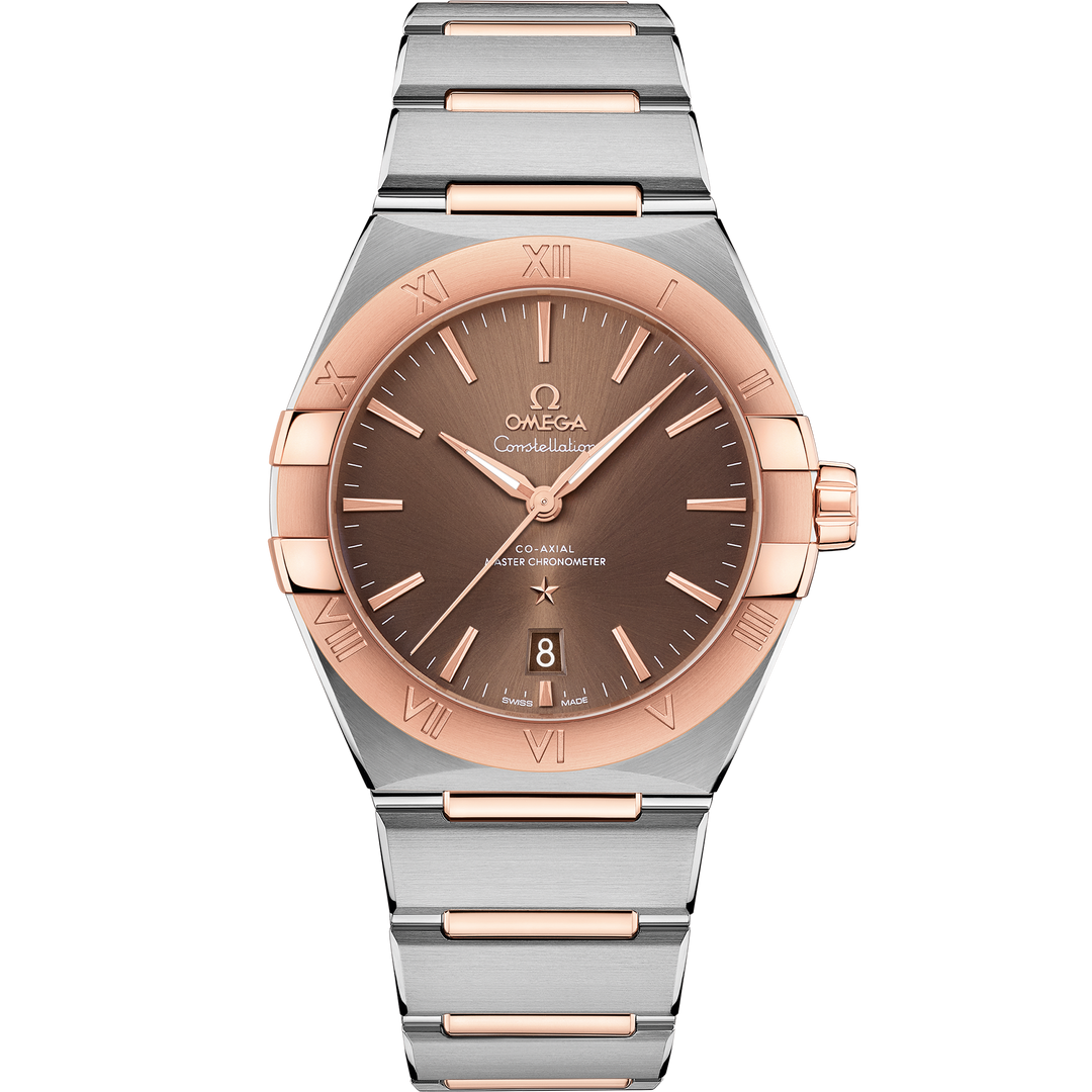 Omega Constellation 39 mm, steel - Sedna™ gold on steel - Sedna™ gold