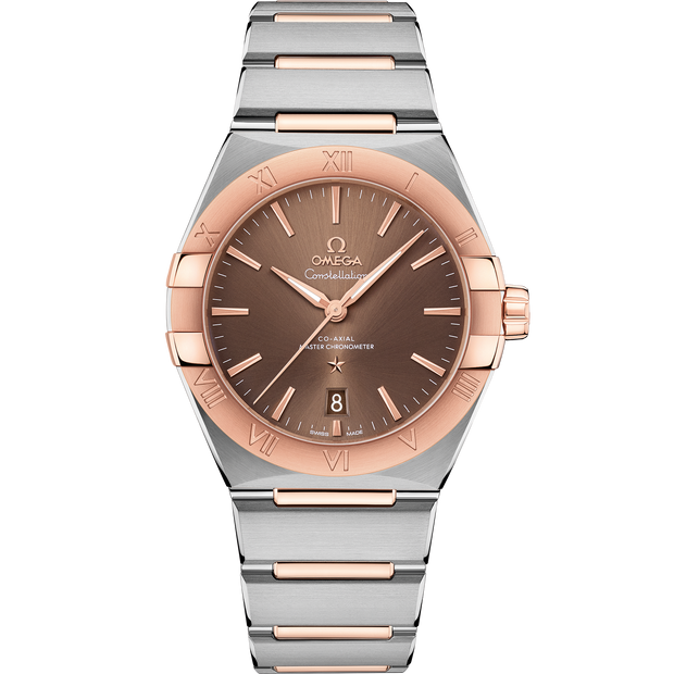 Omega Constellation 39 mm, steel - Sedna™ gold on steel - Sedna™ gold