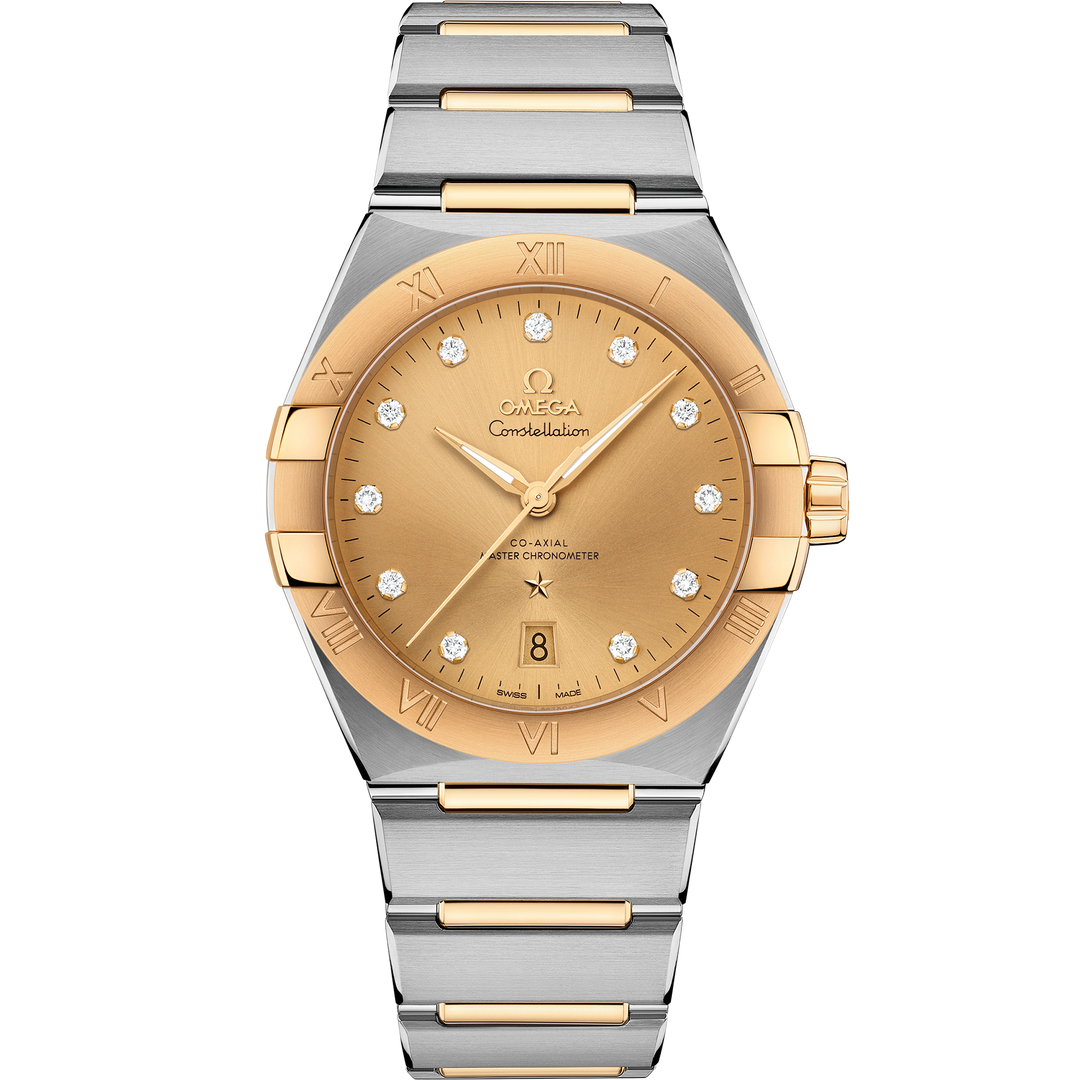 Omega Constellation 39 mm, steel - yellow gold on steel - yellow gold